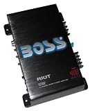Boss Audio R2002 2-Channel Mosfet Power Amplifier with Remote Subwoofer Level Control