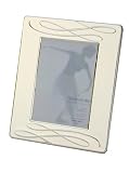 Waterford Ballet Ribbon Tarnish-Resistant Silver-plated 5-by-7-Inch Viewable Picture Frame