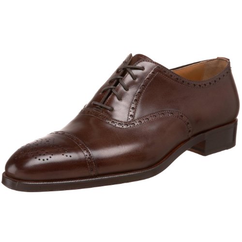 Romano Martegani Men's Larino Cap-Toe Oxford,Coffee,12 M US