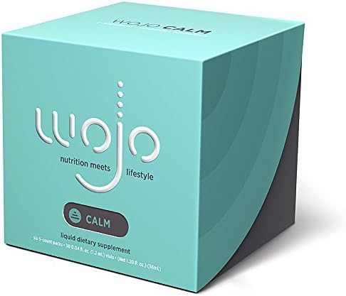 Wojo CALM Single-Use Liquid Dietary Supplement with 6 B Vitamins, L-Theanine and Herbal Extracts, Cube (30-count)
