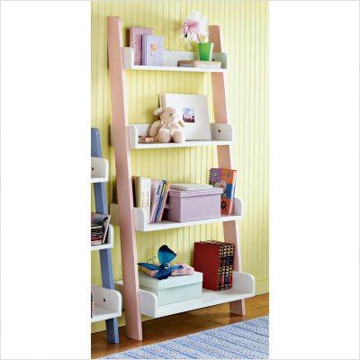 Kids 4 Tier Shelf - Blue/ White