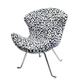 Kitchen & Housewares : Walker Edison Ultra Soft Wing Chair, Dalmatian, Set of 2