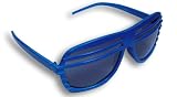 New Hip Hop Shutter Shades w/ Mirror Lens - Royal Blue