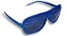 New Hip Hop Shutter Shades w/ Mirror Lens - Royal Blue