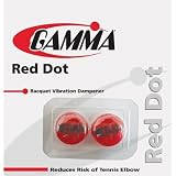 Gamma Red Dot Tennis Racquet Vibration Dampener - 2 Pack - AGRD