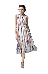 Floral Print Elasticized   Waistline Off the Shoulder Short Sleeves  Dress