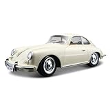 1961 Porsche 356 B Coupe Ivory 1:24 Diecast Model Car