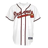 MLB Atlanta Braves Youth Brian McCann 16 Replica Jersey, White, Large