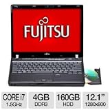 Fujitsu LIFEBOOK P771 - Core i7 2617M / 1.5 GHz - vPro - RAM 4 GB - HDD 160 GB -