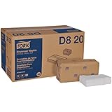 Tork Advanced Soft D820 Minifold Dispenser Napkin, 1-Ply, 13" Width x 12" Length, White (Case of 12 Packs, 500 per Pack, 6,000 Napkins)