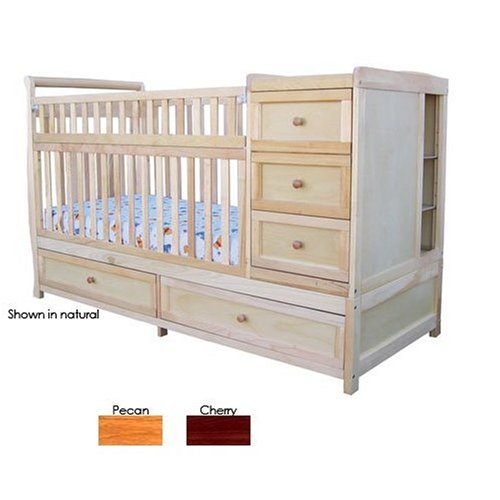 Daphne 4-in-1 Crib N Bed in Natural By AFG Baby Furniture