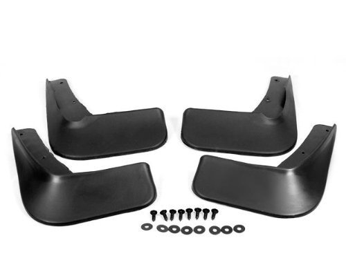 Black Auto parts 4PCS Mudguard Splash Guard Mud 