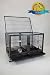 Homey Pet-43 All Metal Open Top Stackable Heavy Duty Cage(Upper) w/Floor Grid, Tray, Divider, and Feeding Bowl