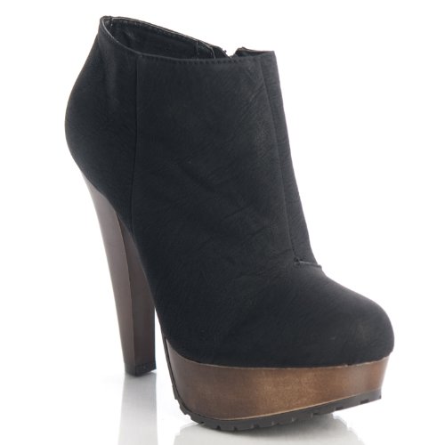 Qupid Saydie Platform Ankle Boot