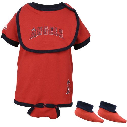 Anaheim Angels Infant Bib & Booties Set (12 Months)