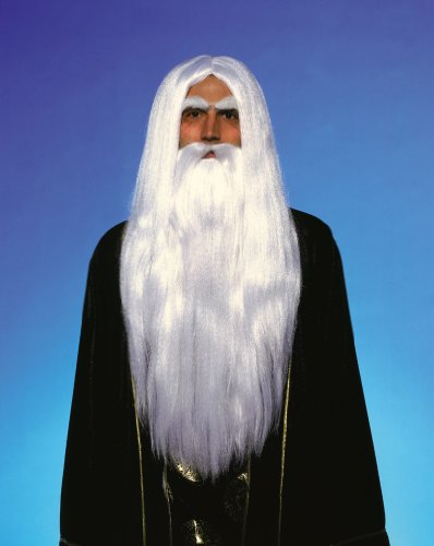 Merlin Wig And Beard Set