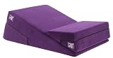 Wedge/ramp Combo Plus Size Tall, Purple Microfiber