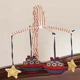Beansprout Nautical Patch Mobile, Denim - cod. B002AUWV3C