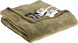 Sunbeam Camelot Dreams Microplush King Heated Blanket, Ivy