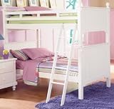 Home Elegance B875W-1 WHITE BUNK BED