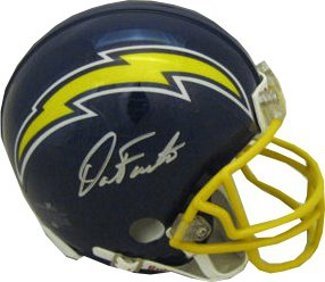 Dan Fouts Autographed/Hand Signed San Diego Chargers TB Mini Helmet