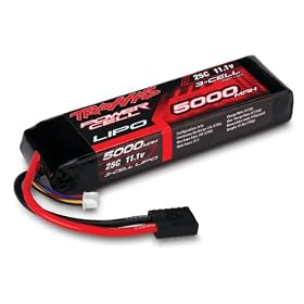 25C 11.1V 3S 3-Cell 5000mAh LipoBatt:E-Revo,SLH4x4 from Battery Packs