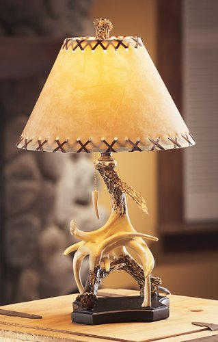 Grandrich G-2646 Antler Table Lamp, Natural