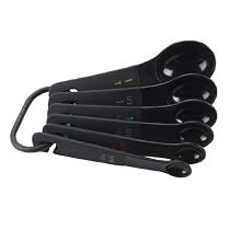Oxo Good Grips Soft 6-Piece Measuring Spoon Set, Black