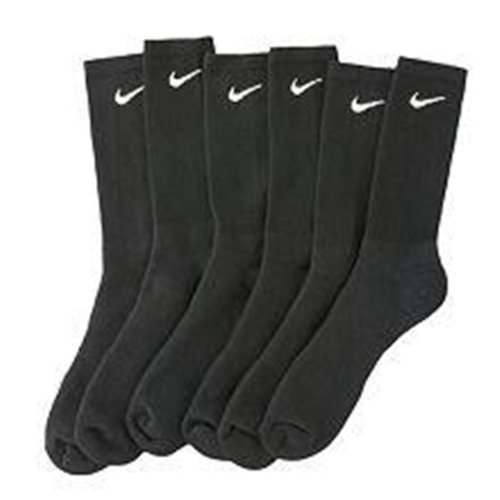 Nike Men's Performance Moisture-Wicking Crew Socks - 6 Pair