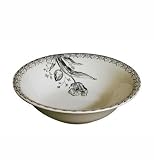 Gien Tulipes Noires Cereal Bowl