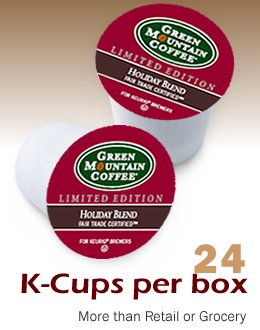 Green Mountain Coffee Roasters Holiday Blend 24 K-Cups - 