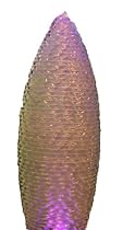 Alan Titchmarsh Whitestone Water Feature Illunimated Glass Curved Column
