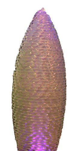 Alan Titchmarsh Whitestone Water Feature Illunimated Glass Curved Column