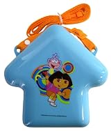 Dora The Explorer Plastic Storage Container - Nickelodeon Dora The Explorer Snack Container (With Strap)