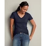 Eddie Bauer Short Sleeve Lace V Neck T Shirt 41O MWREr6L. SL160 Eddie Bauer Short Sleeve Lace V Neck T Shirt