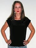 Classic Silk Shell - 100% Silk - Royal Silk - Black - Medium