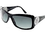 Authentic Bvlgari 8007-B 8007B Sunglasses 836/8G Sun Glasses GRAY Lens BLACK Frame