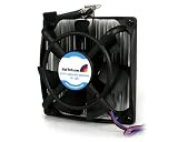 StarTech.com 92x25mm AMD Ball Bearing CPU Cooler Fan with TX3 Connector FANK8AM2 (Black)