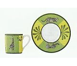 Hermes Africa Giraffe Espresso Cup & Saucer