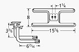 Burner Asmby, H Twn 1.25 , Ss, 15.875 X 8; Chg, Th