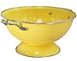 Calypso Basics 3 Quart powder coated  Colander, Lemon