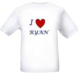 I LOVE RYAN - Name-series - White T-shirt