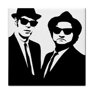 Blues Brothers Ceramic Tile Coaster Great Gift Idea