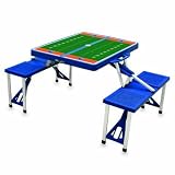 Picnic Time 811-00-139-705 Boise State Folding Picnic Table, Blue