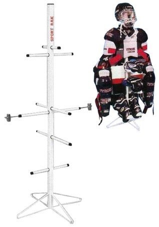 Metal Hockey Equipment Rack