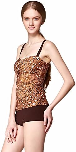 Women Two-pieces Sexy Leopard Print Sexy Beach Pool Bikini Swimsuit
