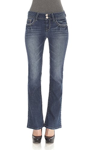 WallFlower Juniors Luscious Curvy Barely Bootcut Jeans
