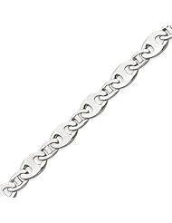 Sterling Silver 8.75mm Fancy Anchor Link Chain - 24 Inch