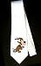 Party Decoration Necktie with running, panting, tongue, dog, brown