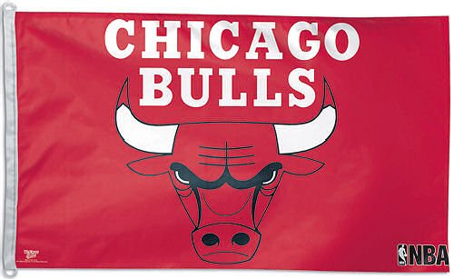 Chicago Bulls 3x5 Banner Flag